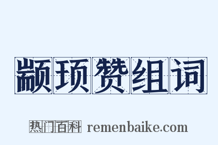 颛顼赞组词是什么意思的图片
